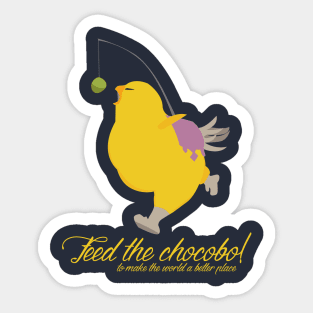 Feed the chocobo! Sticker